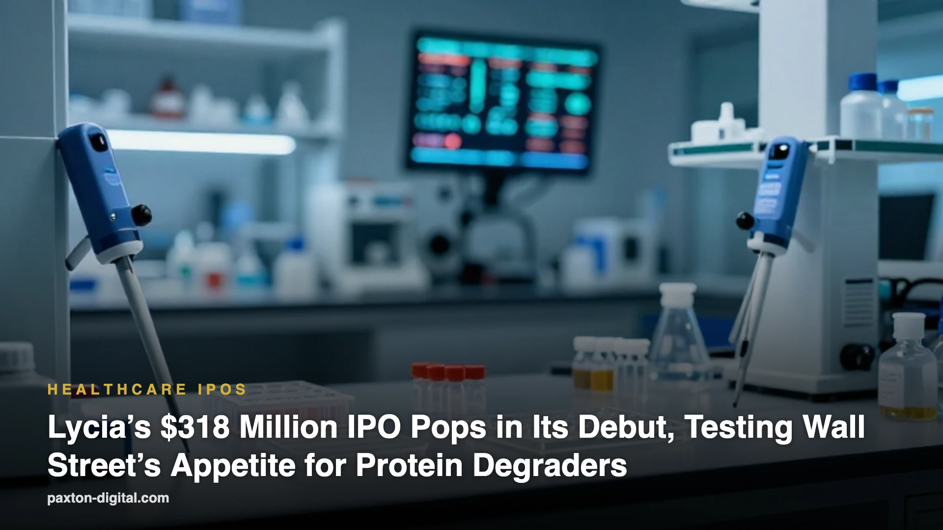 Lycia’s $318 Million IPO Pops in Its Debut, Testing Wall Street’s Appetite for Protein Degraders